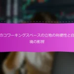 岡山のコワーキングスペースの立地の利便性と自然環境の影響
